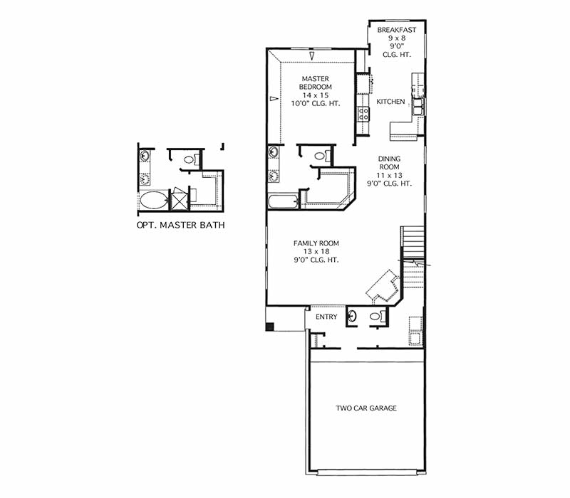 The Sterling Floor Plan - First Floor
